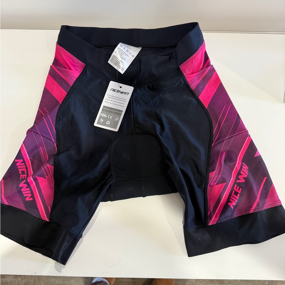 Pink and Black Cycling Shorts